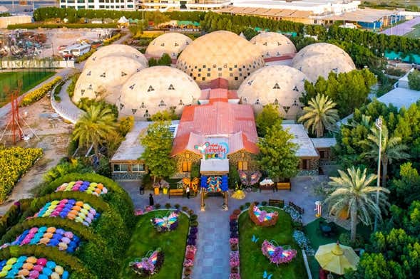 Entrada al Jardín de Mariposas de Dubái