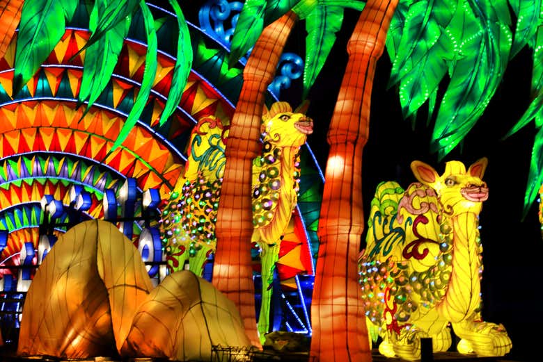Entrada a Dubai Garden Glow