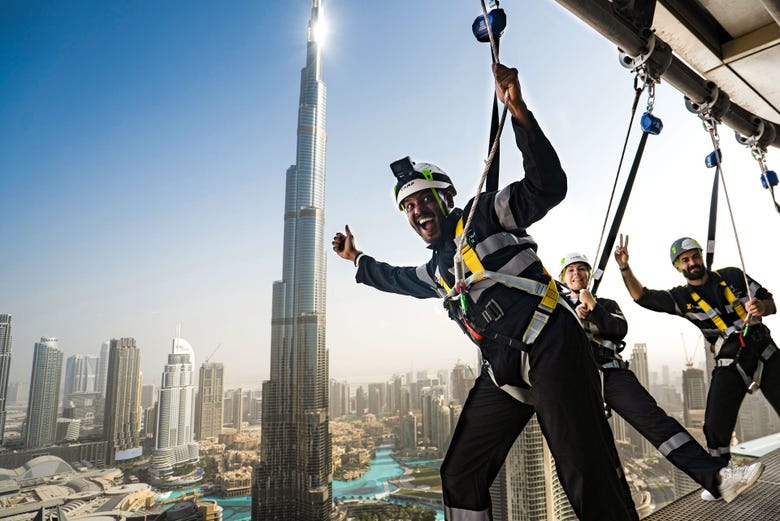 Contemplando el Burj Khalifa desde una perspectiva privilegiada