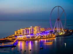 Bluewaters Island de noche