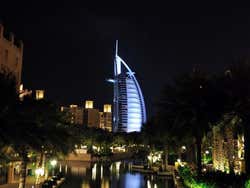 Burj Al Arab desde Souk Madinat Jumeirah