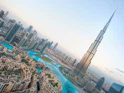 Burj Khalifa desde las alturas