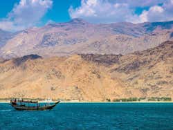 Paisaje de Musandam durante la excursión