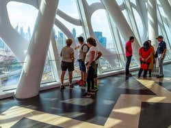 Dubai Frame desde el interior