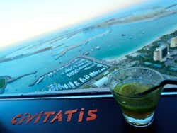Vistas desde el bar del Hotel Marriot Harbour